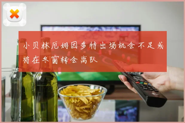 小贝林厄姆因多特出场机会不足或将在冬窗转会离队